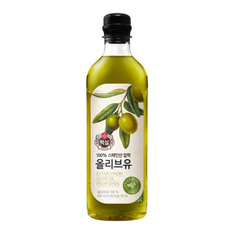 CJ제일제당 백설 압착 올리브유 900ml